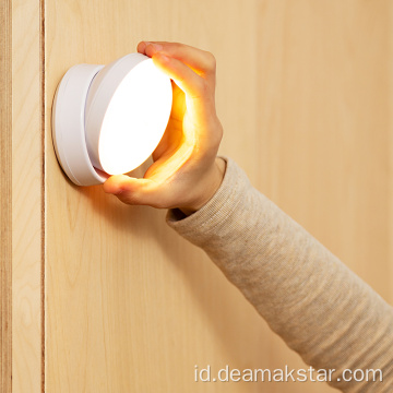 Lampu sensor gerakan kepala berputar untuk kamar tidur dapur